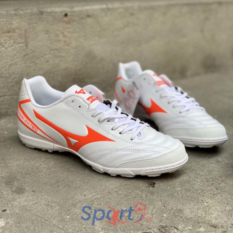 Giày bóng đá Mizuno Monarcida Neo Sala Select TF Q1GB201264 - Trắng Hồng