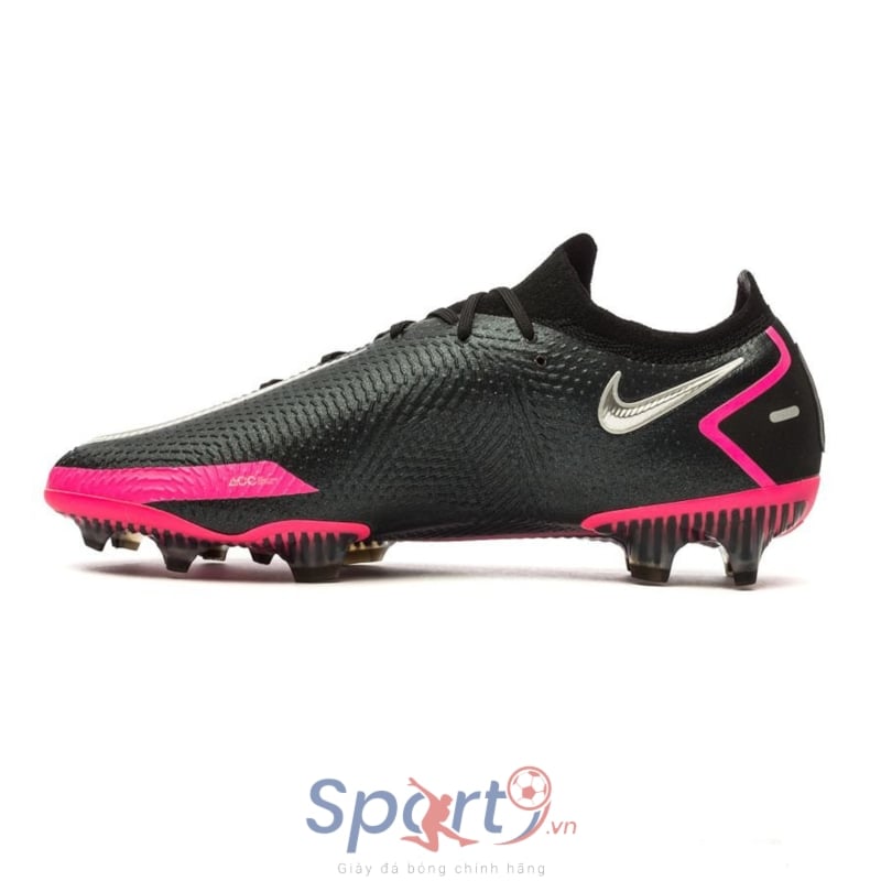 Nike Phantom GT Elite FG - Black/Metallic Silver/Pink Blast