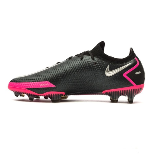 Nike Phantom GT Elite FG - Black/Metallic Silver/Pink Blast