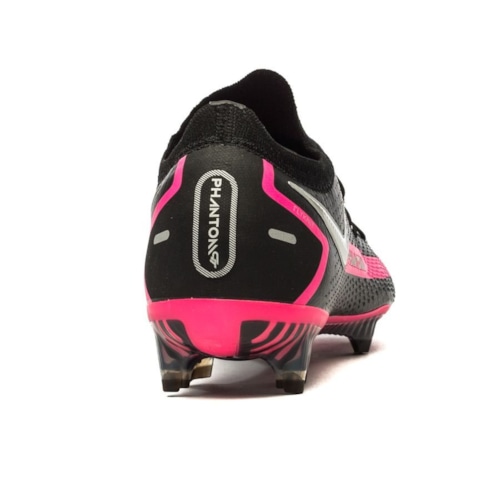 Nike Phantom GT Elite FG - Black/Metallic Silver/Pink Blast