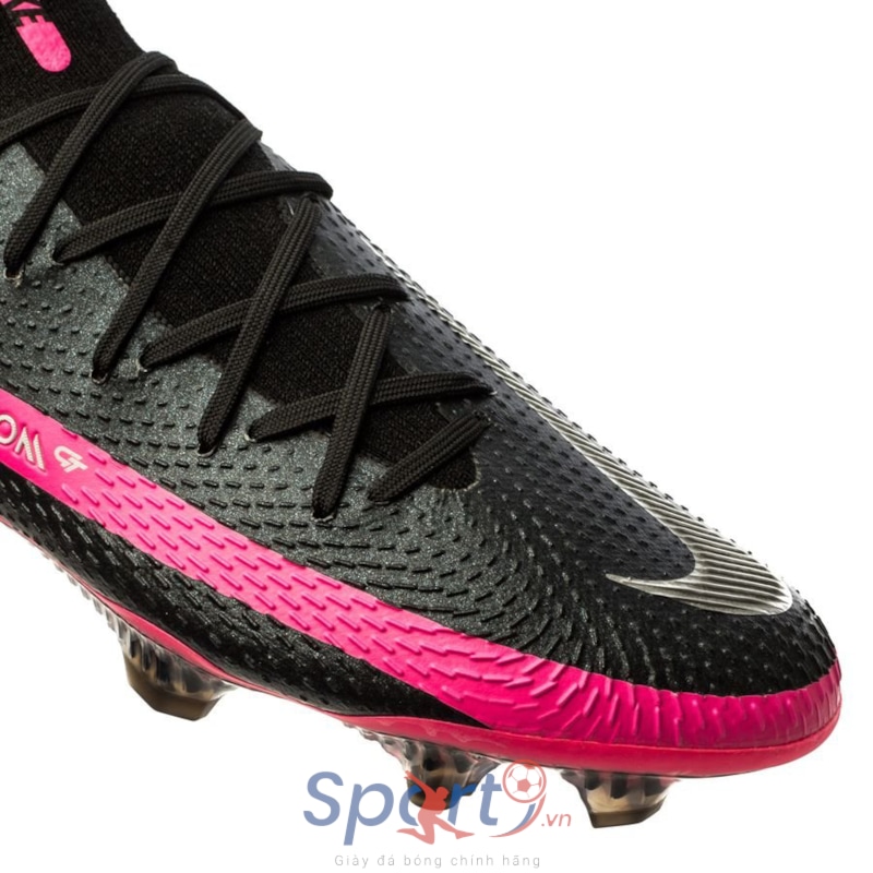 Nike Phantom GT Elite FG - Black/Metallic Silver/Pink Blast