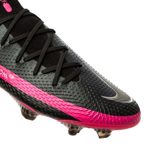 Nike Phantom GT Elite FG - Black/Metallic Silver/Pink Blast