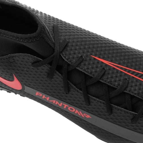 Nike Phantom GT Club DF TF Black X Chile Red - Black/Chile Red/Dark Smoke Grey