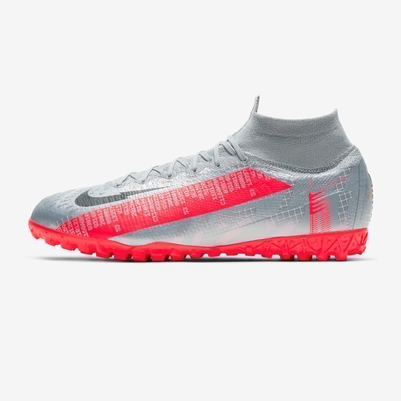 Nike Mercurial Superfly 7 Elite AT7981-906 Metallic Bomber Grey/Particle Grey/Laser Crimson/Black
