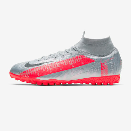 Nike Mercurial Superfly 7 Elite AT7981-906 Metallic Bomber Grey/Particle Grey/Laser Crimson/Black