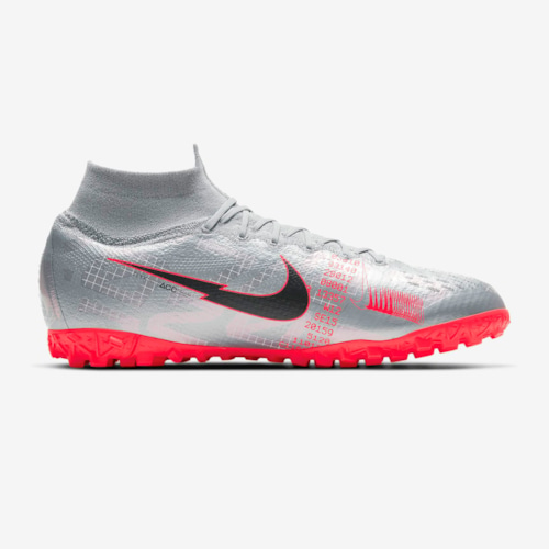 Nike Mercurial Superfly 7 Elite AT7981-906 Metallic Bomber Grey/Particle Grey/Laser Crimson/Black