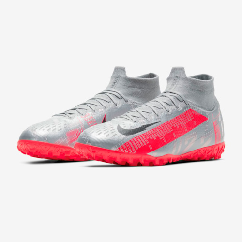 Nike Mercurial Superfly 7 Elite AT7981-906 Metallic Bomber Grey/Particle Grey/Laser Crimson/Black