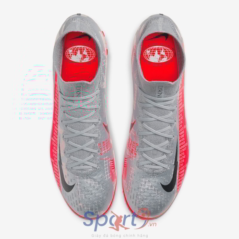Nike Mercurial Superfly 7 Elite AT7981-906 Metallic Bomber Grey/Particle Grey/Laser Crimson/Black