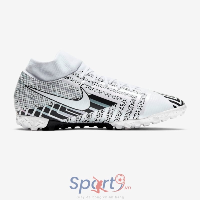 Nike Mercurial Superfly 7 Academy MDS 003 TF - White/Black/White -BQ5435-110