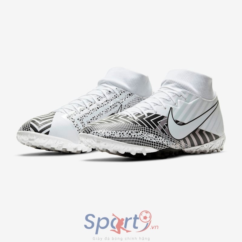 Nike Mercurial Superfly 7 Academy MDS 003 TF - White/Black/White -BQ5435-110