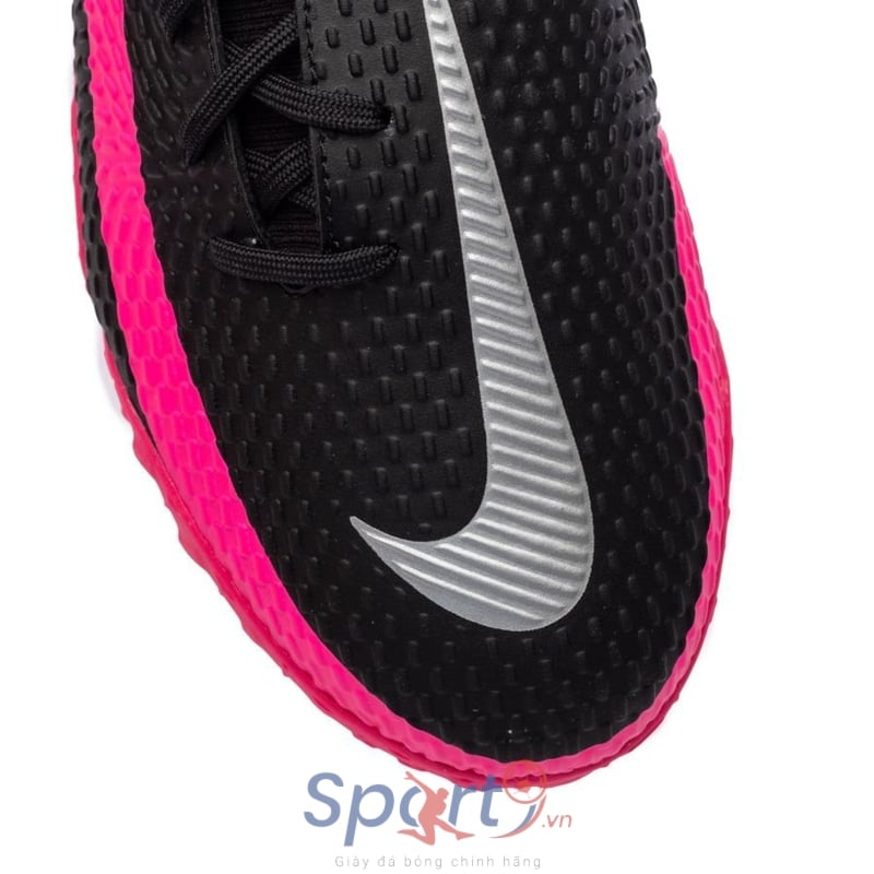 Nike Phantom GT Academy DF TF - Black/Metallic Silver/Pink Blast