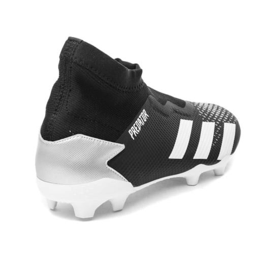 adidas Predator 20.3 Laceless FG/AG Atmospheric - Core Black/Footwear White/Silver Metallic