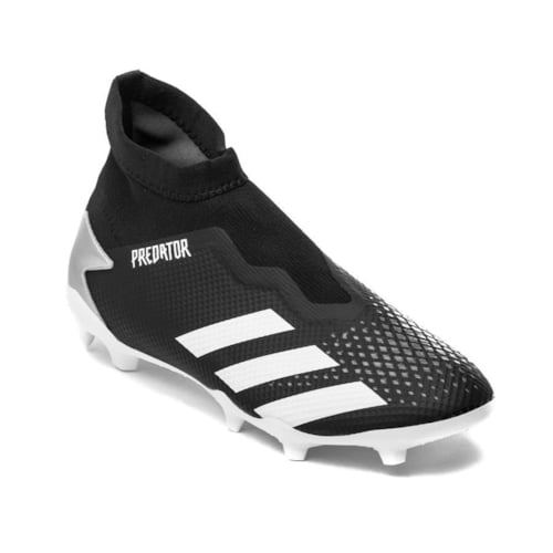 adidas Predator 20.3 Laceless FG/AG Atmospheric - Core Black/Footwear White/Silver Metallic