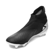 adidas Predator 20.3 Laceless FG/AG Atmospheric - Core Black/Footwear White/Silver Metallic