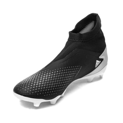 adidas Predator 20.3 Laceless FG/AG Atmospheric - Core Black/Footwear White/Silver Metallic