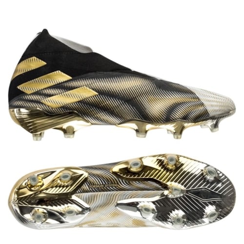 adidas Nemeziz + FG/AG Atmospheric - Footwear White/Gold Metallic/Core Black