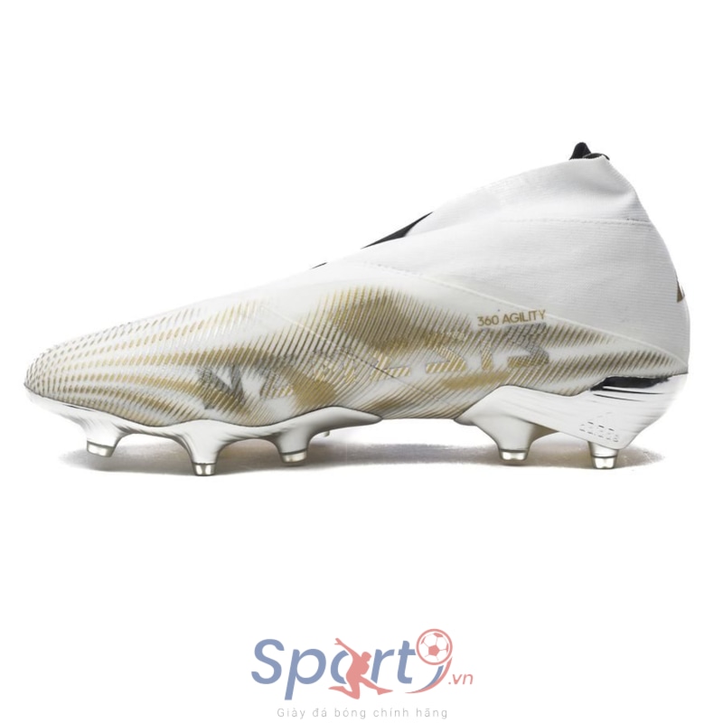 adidas Nemeziz + FG/AG Atmospheric - Footwear White/Gold Metallic/Core Black