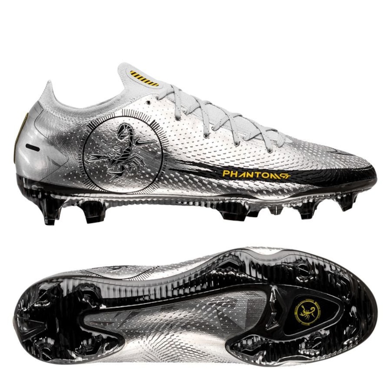 Nike Phantom GT Elite FG Scorpion - Pure Platinum/Metallic Silver/Black LIMITED EDITION