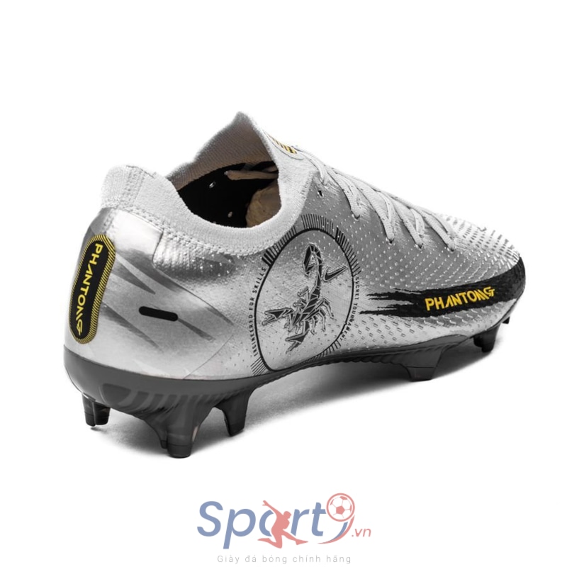 Nike Phantom GT Elite FG Scorpion - Pure Platinum/Metallic Silver/Black LIMITED EDITION