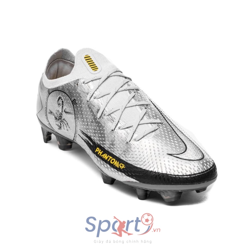 Nike Phantom GT Elite FG Scorpion - Pure Platinum/Metallic Silver/Black LIMITED EDITION