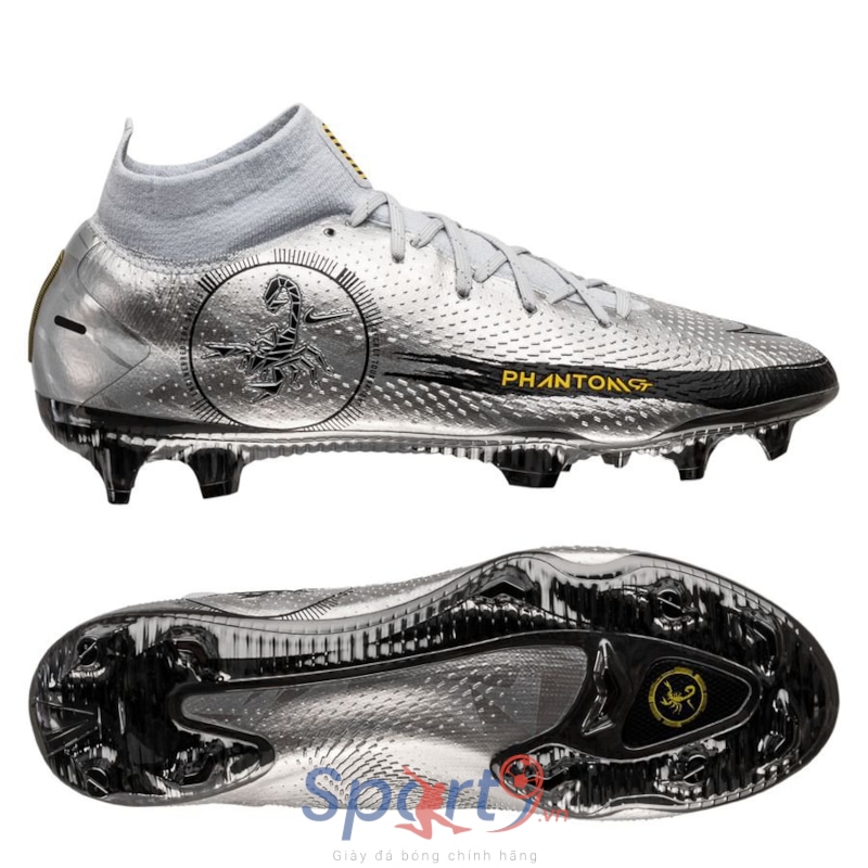 Nike Phantom GT Elite DF FG Scorpion - Pure Platinum/Metallic Silver/Black LIMITED EDITION