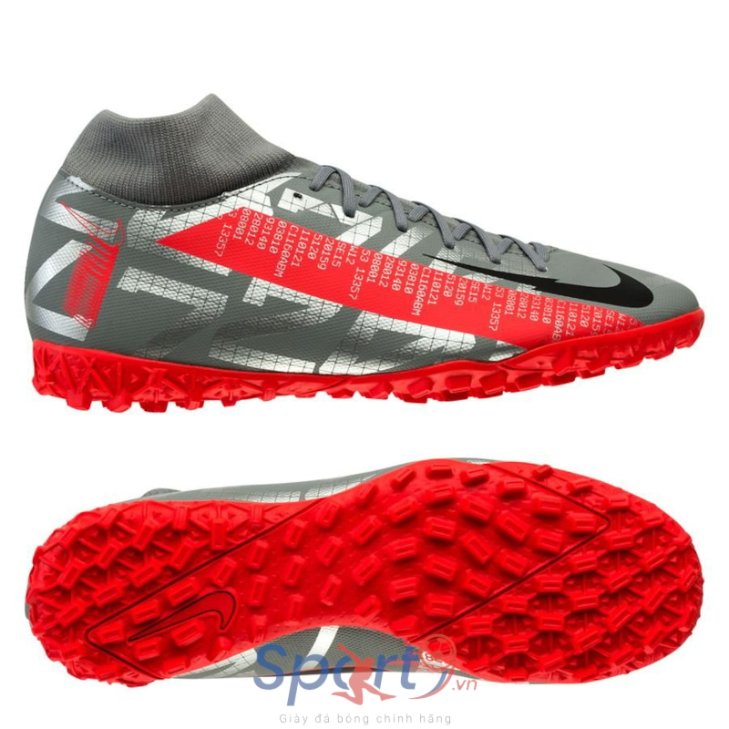 Nike Mercurial Superfly 7 Academy TF Neighbourhood pack - AT7978-906 - Màu Xám/Đỏ