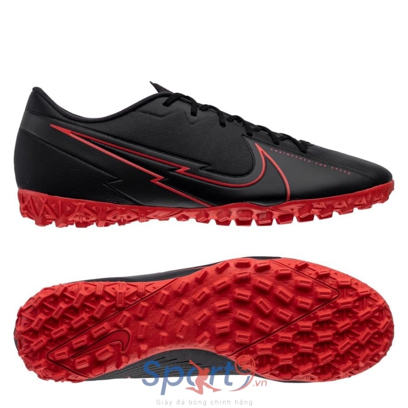 Nike Mercurial Vapor 13 Academy TF - Black/Dark Smoke Grey/Black - AT7996-060