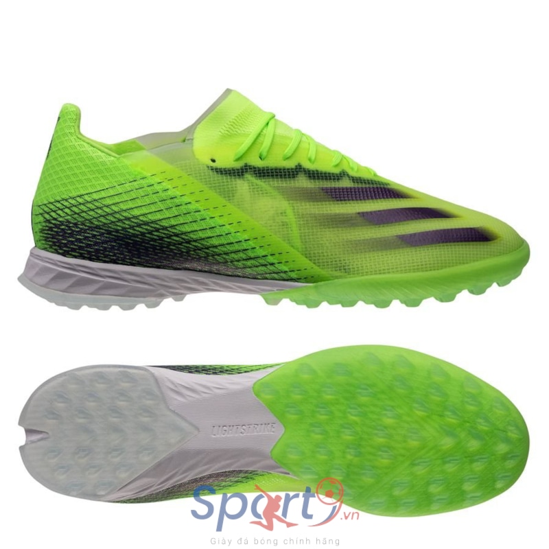 adidas X Ghosted.1 TF EG8175 Precision To Blur - Màu Xanh Lá Mạ