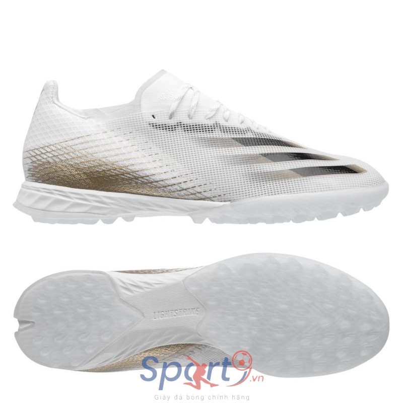 adidas X Ghosted.1 TF EG8173 Inflight - Cloud White/Met.Gold Melange/Core Black