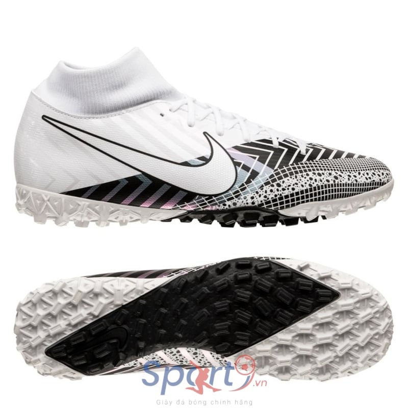 Nike Mercurial Superfly 7 Academy MDS 003 TF - White/Black/White -BQ5435-110