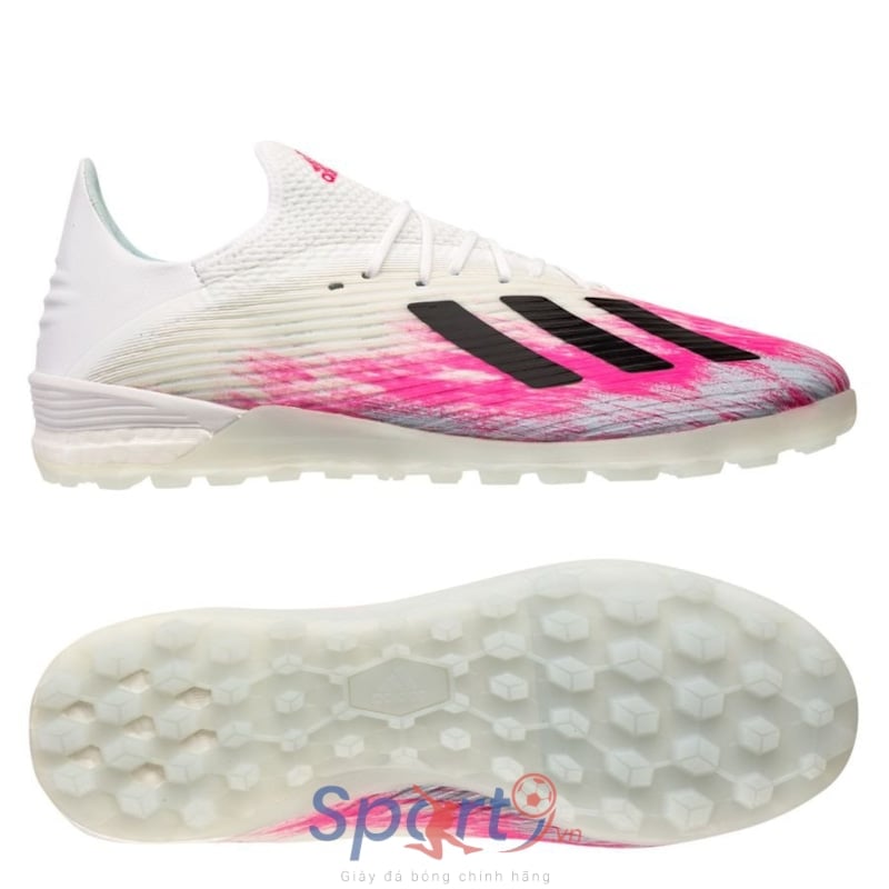 Adidas X 19.1 TF EG7135 CLOUD WHITE / CORE BLACK / SHOCK PINK	