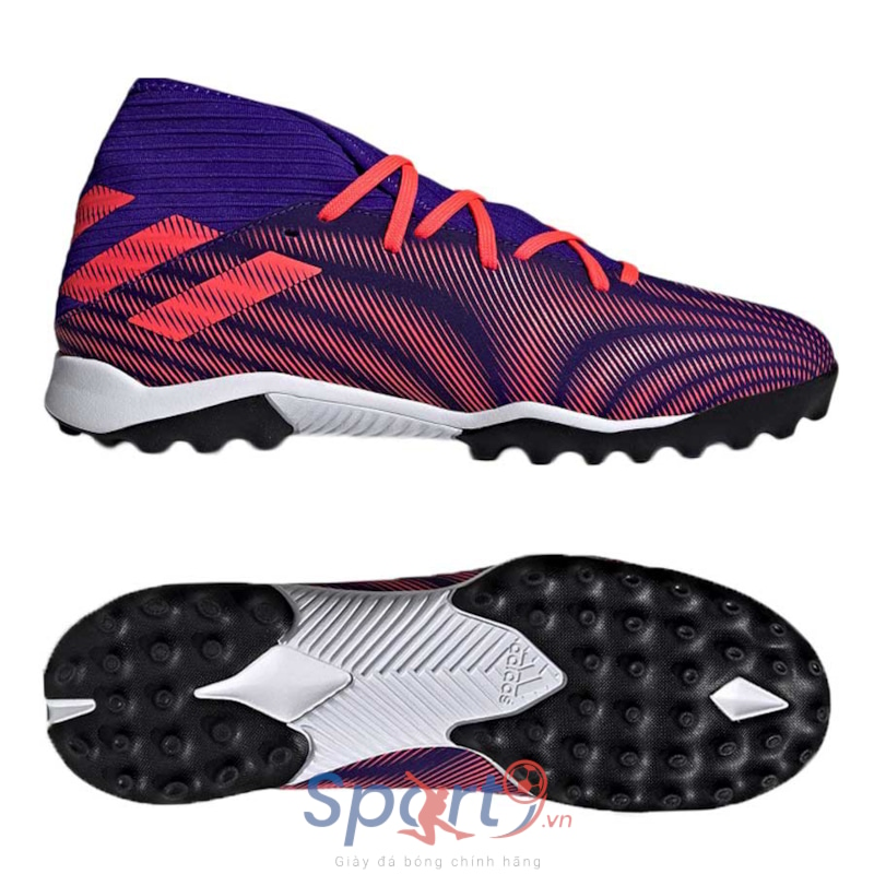 adidas Nemeziz 19.3 TF EH0517 Precision To Blur - Màu Tím/Hồng