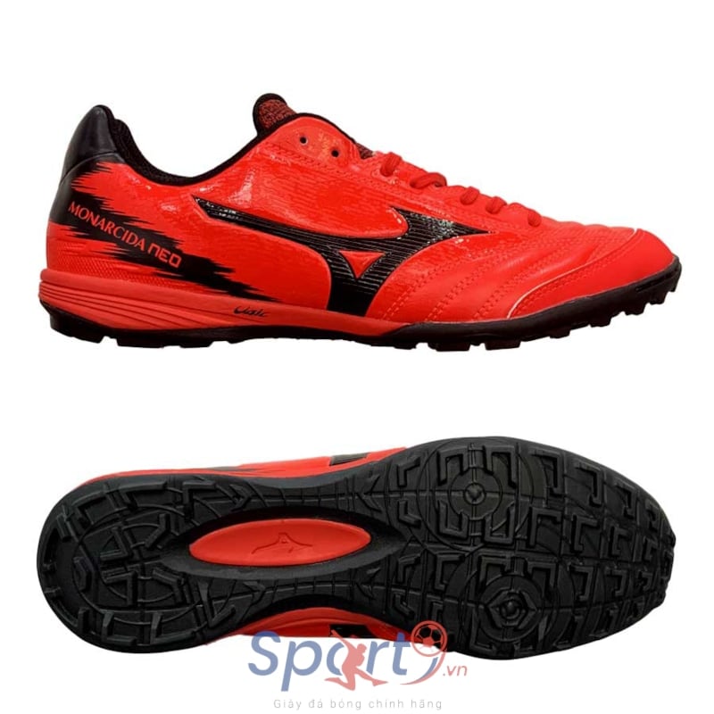 Mizuno Monarcida Neo Sala Pro TF Q1GB201160 Màu Đỏ Đen	