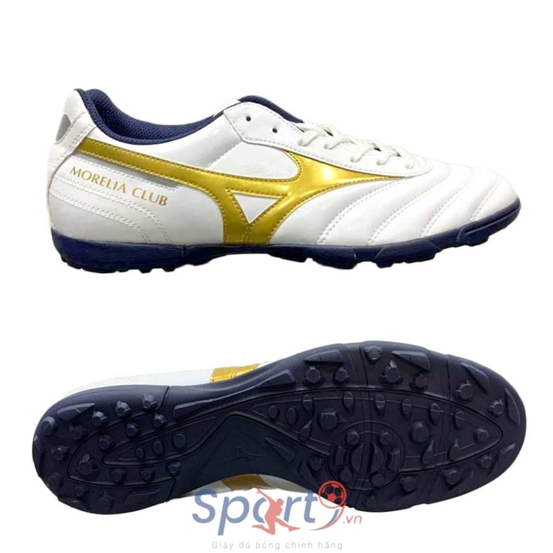 Mizuno Morelia II Club As Trắng Vàng	