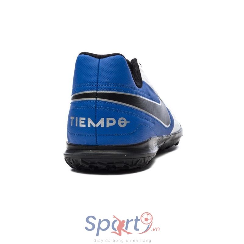 Nike Tiempo Legend 8 Club TF Daybreak - White/Black/Hyper Royal/Metallic Silver