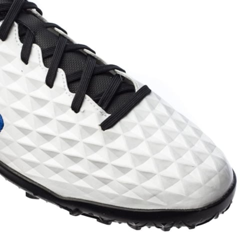 Nike Tiempo Legend 8 Club TF Daybreak - White/Black/Hyper Royal/Metallic Silver