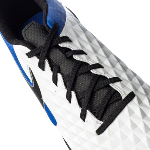 Nike Tiempo Legend 8 Club TF Daybreak - White/Black/Hyper Royal/Metallic Silver