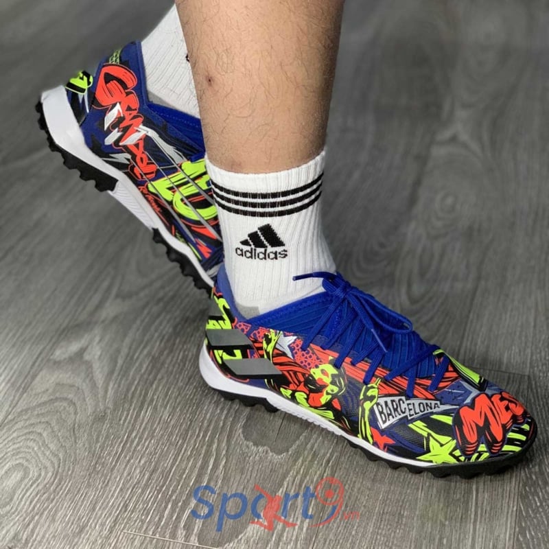 adidas Nemeziz Messi 19.3 EH0592 Royal Blue/Silver Metallic/Solar Yellow