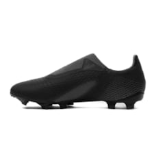 adidas X Ghosted .3 Laceless FG/AG Superstealth - Core Black/Grey Six