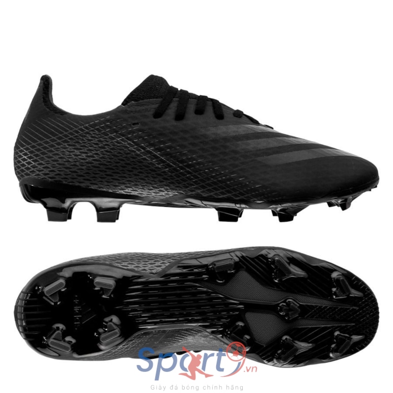 adidas X Ghosted .3 FG/AG Superstealth - Core Black/Grey Six