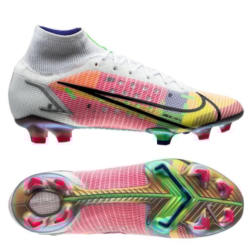 Nike Mercurial Superfly 8 Elite FG Dragonfly - White/Metallic Silver/Dark Raisin LIMITED EDITION