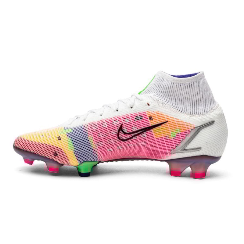 Nike Mercurial Superfly 8 Elite FG Dragonfly - White/Metallic Silver/Dark Raisin LIMITED EDITION