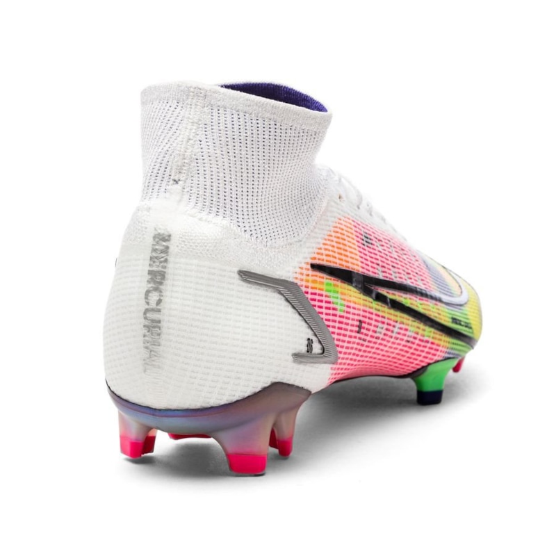 Nike Mercurial Superfly 8 Elite FG Dragonfly - White/Metallic Silver/Dark Raisin LIMITED EDITION