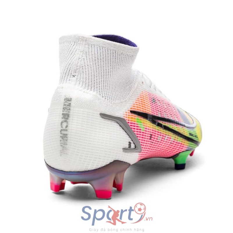 Nike Mercurial Superfly 8 Elite FG Dragonfly - White/Metallic Silver/Dark Raisin LIMITED EDITION