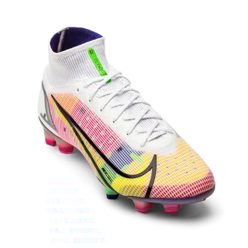 Nike Mercurial Superfly 8 Elite FG Dragonfly - White/Metallic Silver/Dark Raisin LIMITED EDITION