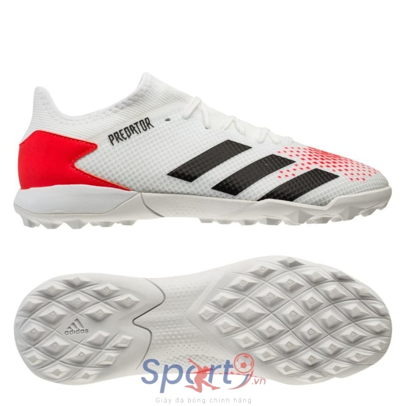 adidas Predator 20.3 Low TF Uniforia - Footwear White/Core Black/Pop