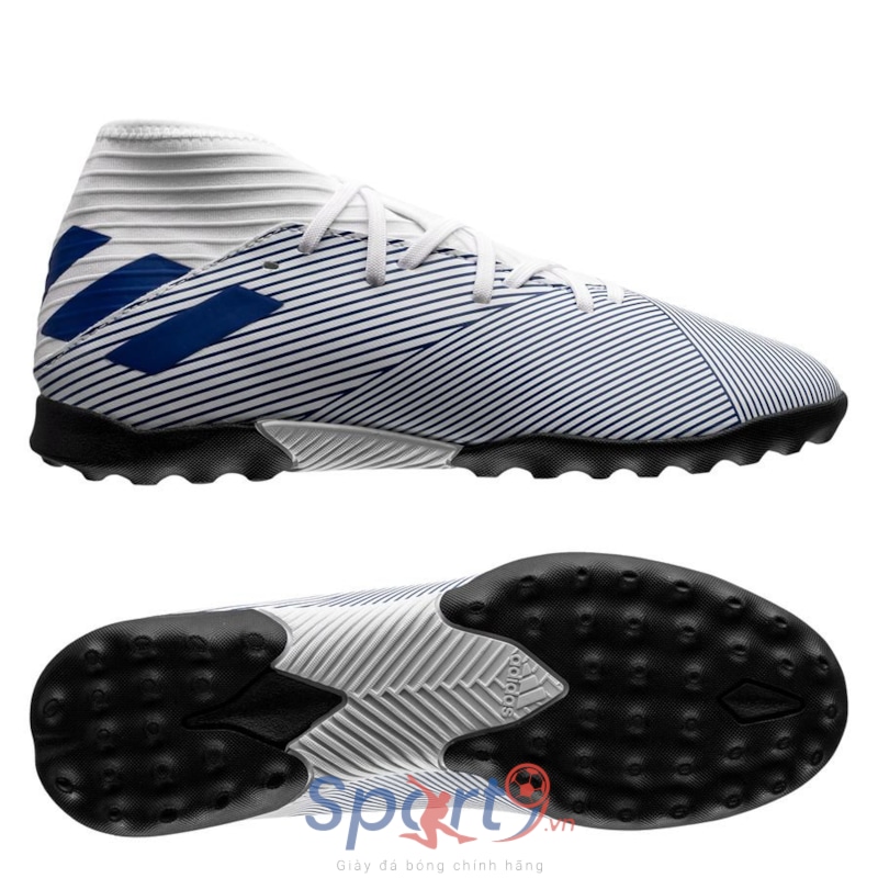 adidas Nemeziz 19.3 TF Mutator - Footwear White/Royal Blue Kids