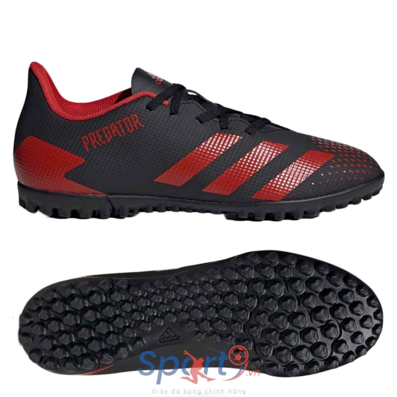 Adidas Predator 20.4 TF EE9585 - Core Black / Active Red / Core Black	