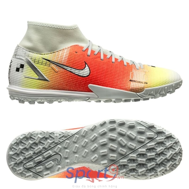 Nike Mercurial Superfly 8 Academy TF Dream Speed 4 - Cam/Trắng - CV0952-118