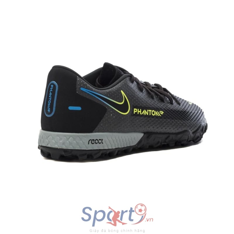 Nike Phantom GT Pro TF Black x Prism - Black/Cyber Yellow/Lite Photo Blue